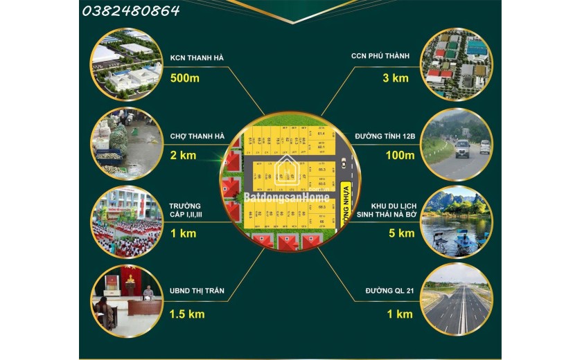 Đất thị trấn Ba Hàng Đồi- giáp kcn Thanh Hà- Hòa Bình